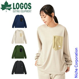 ロゴス LIPNER リカバリープルオーバー 35306 アウトドア ウェア 35306 リカバリーウェア Tシャツ 長袖 疲労回復 パジャマ ルームウェア 快適 着心地 血行促進 疲労軽減 キャンプ用品 nocu
