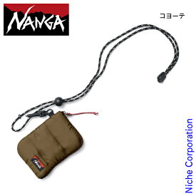 【18・20日は！枚数限定 最大1,000円OFFクーポン】ナンガ コインケース NA2353-1Z504 アウトドア キャンプ 小銭入れ 鍵 ポーチ ストラップ カードケース 斜め掛け NANGA nocu 財布