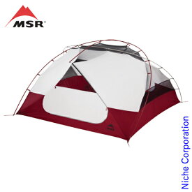 【即納】MSR エムエスアール エリクサー4 グレー 37313 ドーム型テント 4人用 3人用 ファミリーキャンプ アウトドア ドームテント