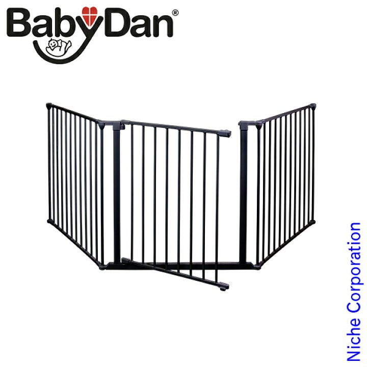 楽天市場】ベビーダン BabyDan ハースゲート L ( ブラック ) 56806 