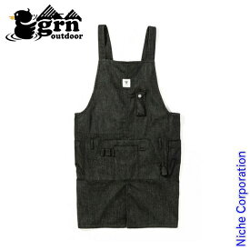 【1日は！枚数限定 最大1,000円OFFクーポン】【即納】grn outdoor HIASOBI CAMPER APRON GO403Q アウトドア エプロン キャンプ ウェア トップス キッチン 焚き火 売り尽くし 在庫処分