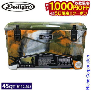 �y5���́I�������� �ő�1,000�~OFF�N�[�|���z�f�B�[���C�g Deelight �A�C�X�����h�N�[���[ 45QT �I�����W�J�� DLIGHT392 �N�[���[�{�b�N�X ��^ �A�E�g�h�A �N�[���[ �L�����v ���ڏ��i