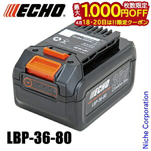 �y18�E20���́I�������� �ő�1,000�~OFF�N�[�|���z�G�R�[ 36V ���`�E���C�I���o�b�e���[ ECHO LBP-36-80 �o�b�e���[ �[�d�r �o�b�e�� �d�r ���`�E���o�b�e���[ �d��