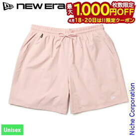 【18・20日は！枚数限定 最大1,000円OFFクーポン】ニューエラ ユーティリティー ショートパンツ ピンクルージュ 14774229 アウトドア ウェア ユニセックス ハーフパンツ