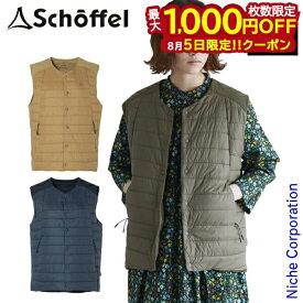 【5日は！枚数限定 最大1,000円OFFクーポン】ショッフェル インサレーション ベスト Schoffel 5042001 アウトドア ウェア キャンプ 中綿 インナーベスト 秋冬 防寒 nocu