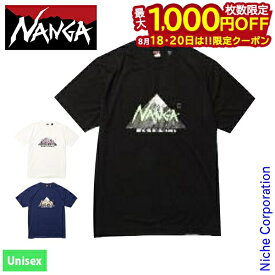 【18・20日は！枚数限定 最大1,000円OFFクーポン】ナンガ 別注 ビヨンド バウンダリーズ Tシャツ 26SZ-022 アウトドア ウェア トップス ユニセックス NANGA 半袖 吸水速乾 イージーケア 抗ピリング性 男女兼用 男性 女性