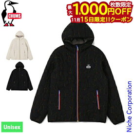 【15日は！枚数限定 最大1,000円OFFクーポン】チャムス ブービー ステッチ パテッド パーカー CH04-1468 アウトドア ウェア 中綿 ジャケット コート ユニセックス キャンプ用品 注目商品 中綿 アウター フード付き