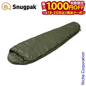 【18・20日は！枚数限定 最大1,000円OFFクーポン】スナグパック ソフティー エリート3 レフトジップ オリーブ Snugpak SP20134OL シュラフ キャンプ 寝袋 アウトドア 車中泊 ソフティ エリート 3 マミー型 マミー型シュラフ nocu