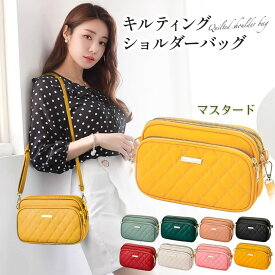 ＼本日限定ポイント10倍 7/20／【2680円！クーポン利用で 7/31迄】キルティング ショルダーバッグ ポシェット レディース 斜めがけ 大人 軽量 小さめ おしゃれ ミニショルダー 斜め掛け 軽い 旅行 長財布が入る 韓国 きれいめ 撥水 軽量ミニ ギフト 2025 ランキング