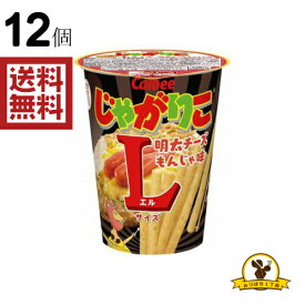 【販路限定品】カルビー じゃがりこ 明太チーズもんじゃ味 Lサイズ 68g×12個