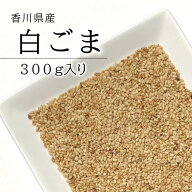 【2袋で送料無料（沖縄県・一部地域を除く）】国産 白ごま 300g栽培期間中農薬完全不使用で育てられた四…