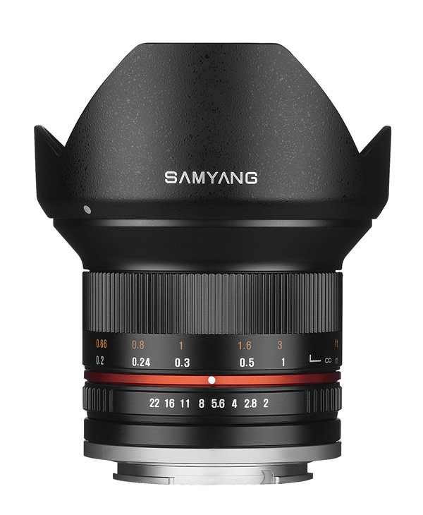 【メーカー直送】 SAMYANG 12mm 高品質の激安 F2.0 NCS M用 CS ブラック キヤノン