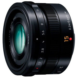 �y10�N�ԕۏؕt���z[PANASONIC]LEICA DG SUMMILUX 15mm/F1.7 ASPH.�u���b�N�iH-X015�j