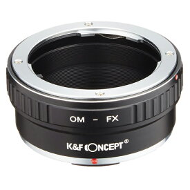 ［K&F CONCEPT］KF-OMX　レンズマウントアダプター(レンズ側:オリンパスOMマウント→カメラ側:フジX）