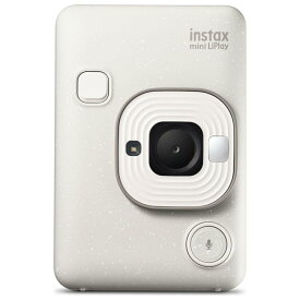 ［富士フイルム］ハイブリッドインスタントカメラ instax mini LiPlay MISTY WHITE（ミスティーホワイト）