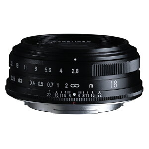 �m�R�V�i�n�t�H�N�g�����_�[COLOR-SKOPAR 18mm F2.8 Aspherical(�u���b�N)�t�WX�p