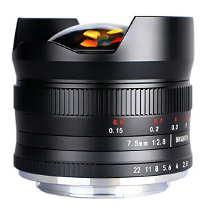 [Brightin Star]�u���C�g�C���X�^�[ 7.5mm F2.8 Fish-eye �x�mX�}�E���g