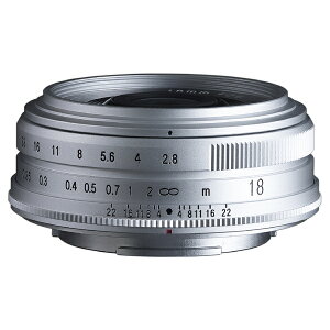 �m�R�V�i�n�t�H�N�g�����_�[COLOR-SKOPAR 18mm F2.8 Aspherical(�V���o�[)�t�WX�p