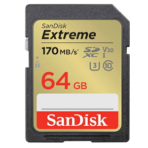 y䂤pPbgiz[TfBXNnExtreme SDXC UHS-I J[h 64GB SDSDXV2-064G-GNCIN COpbP[Wi4KΉj