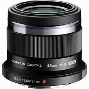 �y10�N�ԕۏؕt���z[�I�����p�X]M.ZUIKO DIGITAL 45mm F1.8�u���b�N