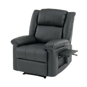 【収納できるサイドテーブル】リクライニングチェア リクライニングソファ 140°調整 PUレザー 1人掛け 電動 リクライニング オットマン一体型 パーソナルチェアー 電動ソファ 耐圧分散 一人