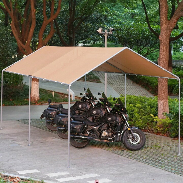 ガレージ 大型テント」の人気商品一覧 | 安い商品を通販サイトから探す - 価格.com 車庫テント ガレージテント 大型 幅2/3m パイプ車庫  UPF50+紫外線カット&防雨 鋼管PE素材 カーポート 軽自動車用 駐車 倉庫 収納 物置 スチール 頑丈 仮設倉庫(青 3x3x2m) 車庫テント  ...