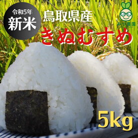 新米　2023 令和5年　鳥取県産　きぬむすめ　白米5kg 　送料無料　お米