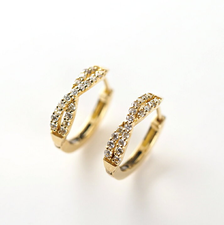 楽天市場】ダイヤモンド ダイヤ ピアス 18金 K18 キャッチレス 