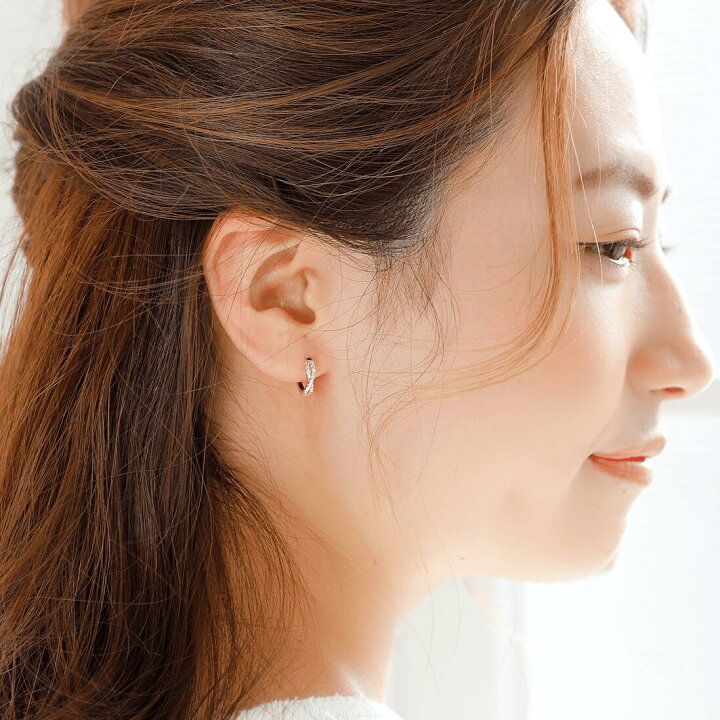 楽天市場】ダイヤモンド ダイヤ ピアス 18金 K18 キャッチレス 