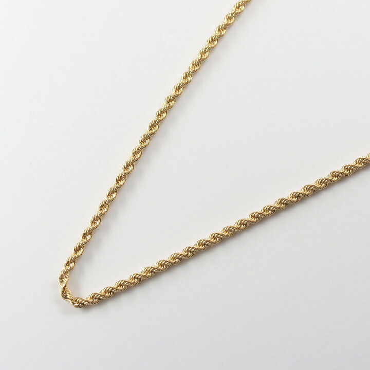 楽天市場】k18 ロープ チェーン 太め k18 18金 18k ネックレス 50cm  
