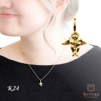 楽天市場】24k ペンダントトップ（レディースジュエリー・アクセサリー 