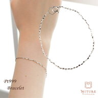 PT999 pt プラチナ 純プラチナ ブレスレット ブレス レディース 17cm ペタル チェーン ペタルチェーン チ…