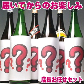 迷ったらコレ 店長お任せセット！日本酒 銘酒6本飲み比べ 一升瓶 1800ml×6本 ダンボール出荷 父の日ギフト おすすめ 福袋 日本酒 飲み比べセット 純米酒 大吟醸 純米大吟醸 吟醸 高級酒 十四代 飛露喜 獺祭 越乃寒梅 久保田 正規販売店 1.8L 福袋 お酒 日本酒 セット ミツワ