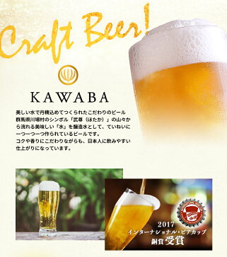 お中元ギフトビール地ビールKAWABA川場クラフトビール飲み比べ４本セット