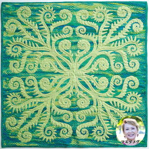 }G_O Lbg ^yXg[ Lbg A}E 'Ama'u110x110cm Meg's Hawaiian Quilt nCɍ炭Lg߂ ~E~gAn nCALg CeA | hawaiian quilt yi