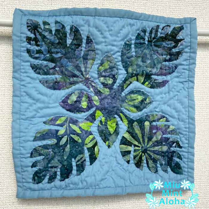 ハワイアンキルト#タベストリー#キルト#ハンドメイド （パッチワーク  