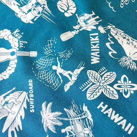 ハワイアン 生地 コットン 100ハワイアン ファブリック 綿100％ 小物 製作 バッグ タペストリー