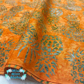 むら染め ムラ染め 生地 手染め コットン 100 タイダイ Tシャツ にも 綿 100％ バティック インドネシア ハワイアンキルト 製作 小物 バッグ ミウミントアロハ