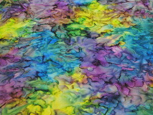 むら染め ムラ染め 生地 手染め コットン 100 タイダイ Tシャツ にも 綿 100% バティック インドネシア ハワイアンキルト 製作 小物 バッグ ミウミントアロハ