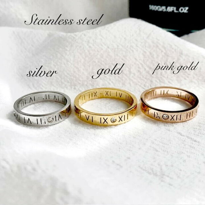 楽天市場】つけっぱなし サージカルステンレス リング レディース  