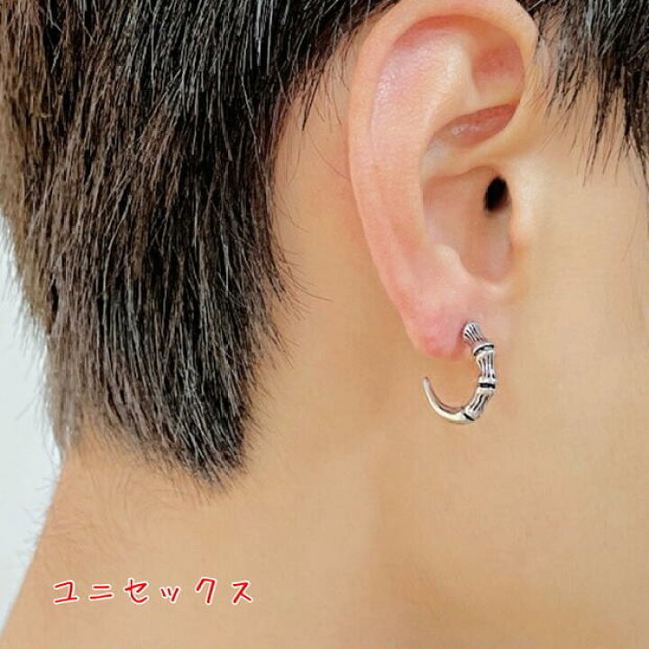 楽天市場】サージカルステンレス ピアス フック ピアス 太め メンズ 