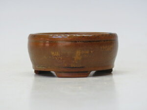 盆栽鉢 香山 丸鉢 【作家鉢 盆栽小鉢 ギフト お買い得商品】 盆栽専門店 三浦培樹園