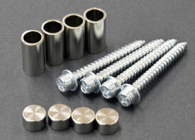 化粧ビスセット　取り付け金具　4本セット　スペーサー付き