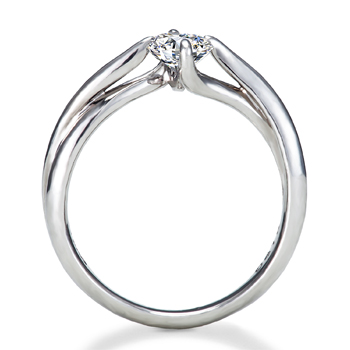 婚約指輪 プロポーズ エンゲージ リング大粒 0.4カラット 無色透明 Fカラー VS2 最高の輝きを放つトリプルエクセレントカット ダイヤモンド 送料無料 - 7