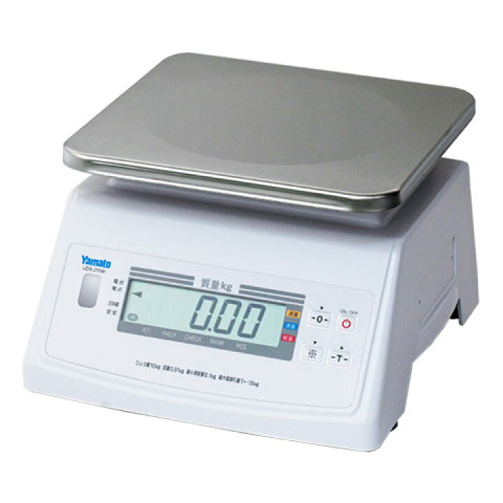 楽天市場】防水型デジタル上皿はかり 20kg UDS-211W-20K 検定品 大和製 