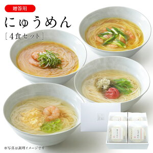にゅうめん詰合せ 三輪山本(CN-4C) 贈答用 贈り物 ギフト 内祝い 温かいそうめん