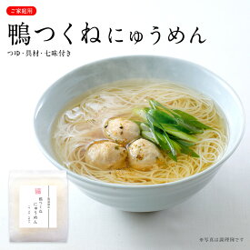 鴨つくねにゅうめん (C-D)【のし・包装不可】