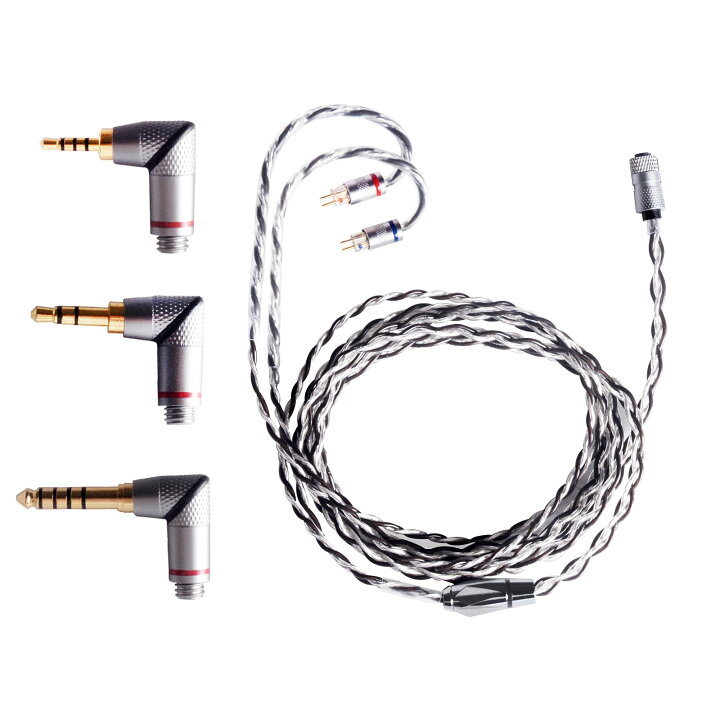切込み入り MMCX (カバー付) オーグライン 八芯 4.4mm5極 短め 80cm 