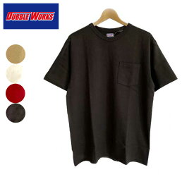 DUBBLEWORKS　ダブルワークス　 HEAVY FABRIC S/S T-Shirt With a Pocket　度詰め天竺 ポケットTシャツ　37002