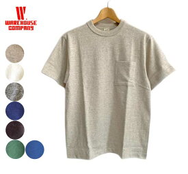 WAREHOUSE　ウエアハウス　4601 POCKET T-SHIRTS　半袖 ポケットTシャツ